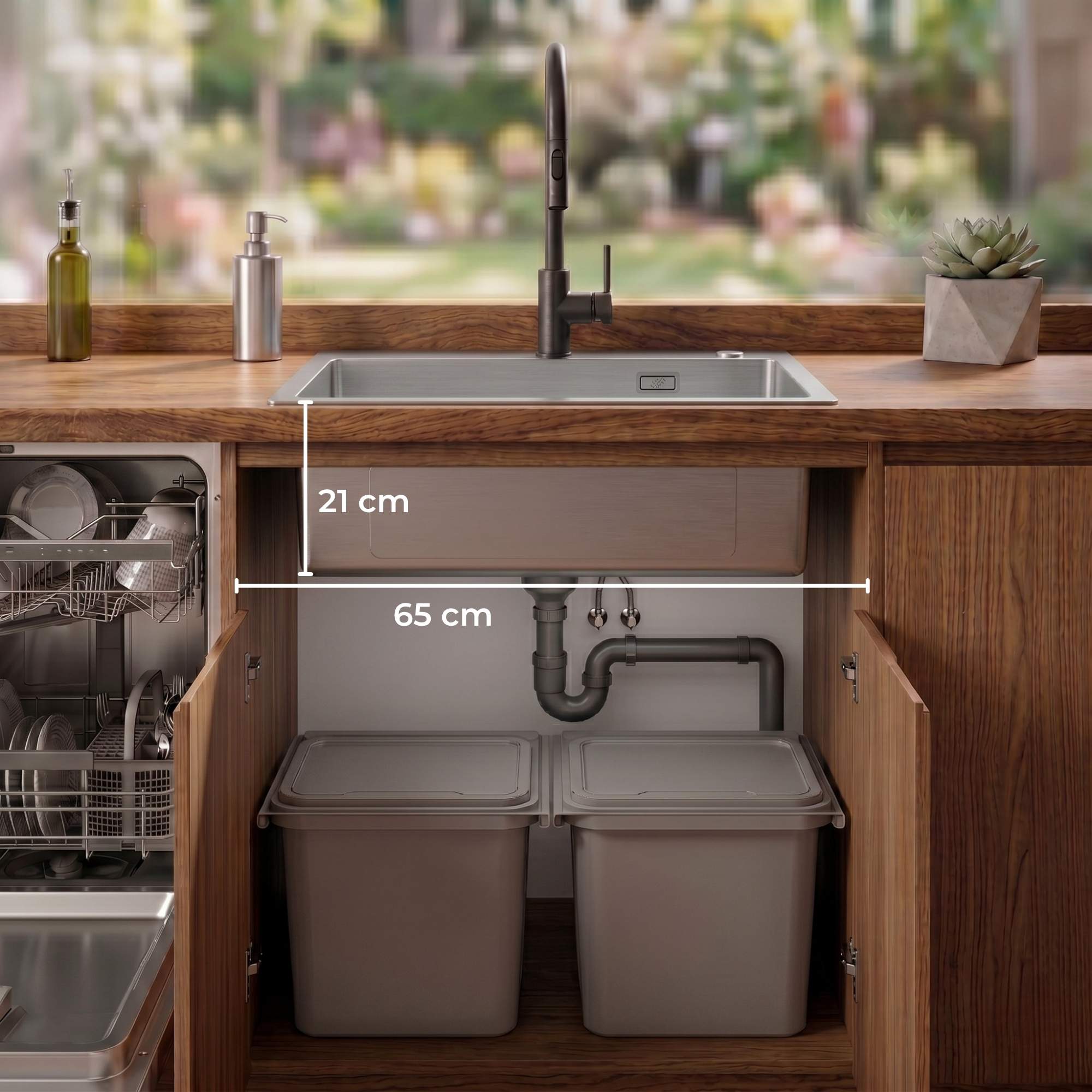 Sink 65 - zlew do szafki 65 cm